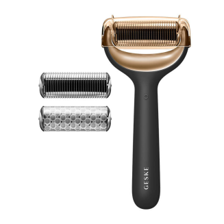 Roller do mezoterapii igłowej twarzy i ciała 8w1 Geske z Aplikacja (szary) - 5