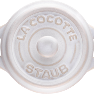  Staub Mini Cocotte Round - 200 ml, Ivory - 2