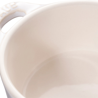  Staub Mini Cocotte Round - 200 ml, Ivory - 5