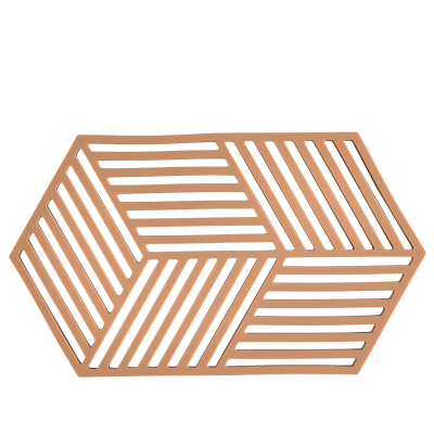 Zone Denmark Hexagon Terracotta Dish Mat 24x14 cm