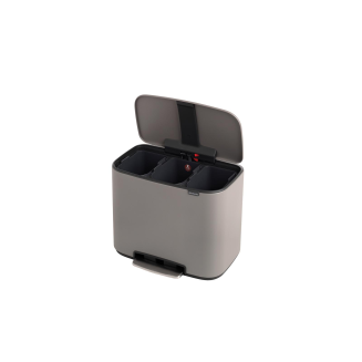 Brabantia Bo 11+11+11l Mineral Concrete waste bin - 6