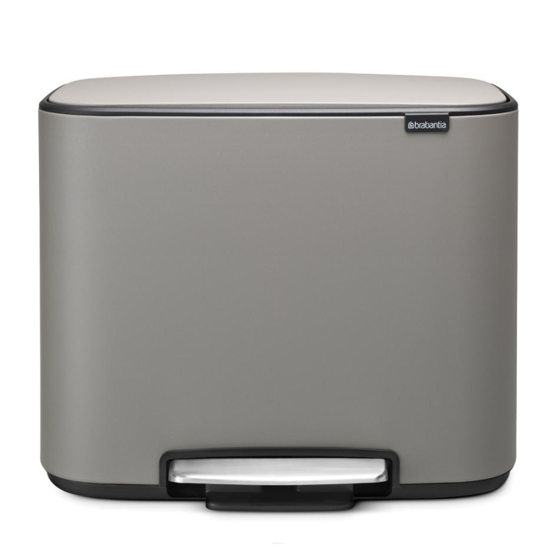Brabantia Bo 11+11+11l Mineral Concrete waste bin