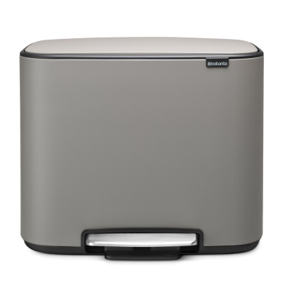 Brabantia Bo 11+11+11l Mineral Concrete waste bin