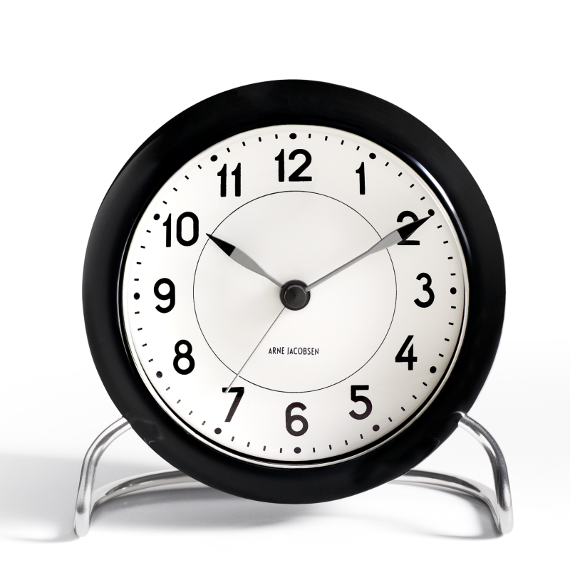  Rosendahl Station black alarm clock