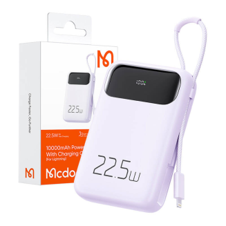 Power Bank Mcdodo MC-3255 10000mAh, 22.5W, do Light (fiolet) - 2