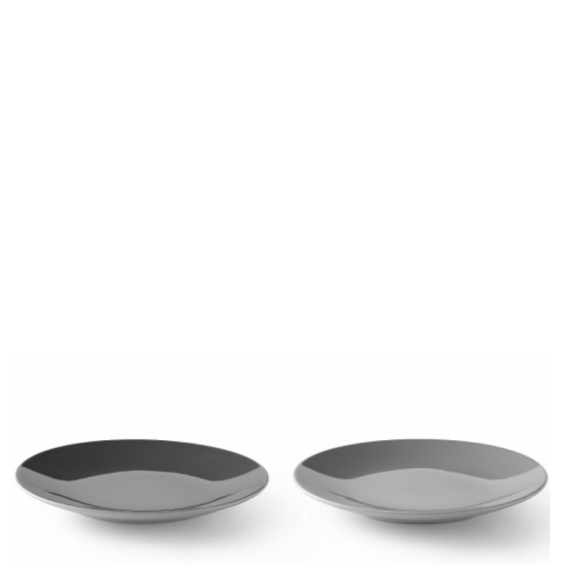  Stelton Emma gray dessert plates - 2 pieces