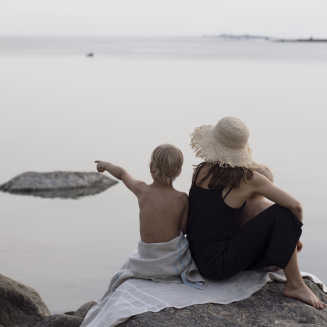  Lapuan Kankurit USVA linen towel-white 95x180 cm - 2