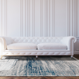  Louis de Poortere Mad Men Griff bronx azurite rug - 9