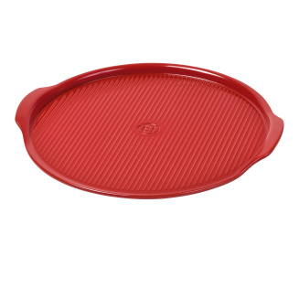  Emile Henry red pizza baking stone - 2