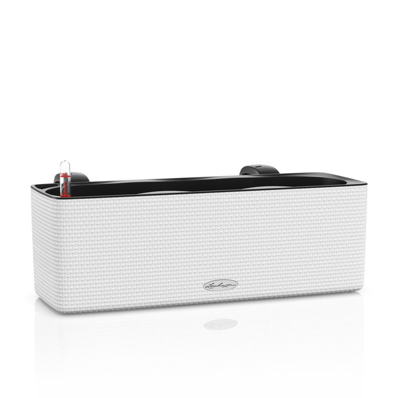 Lechuza Balconissima 40 planter with white handle
