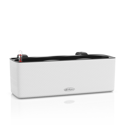 Lechuza Balconissima 40 planter with white handle