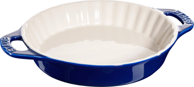  Staub round ceramic cake platter - 1.2 ltr, blue