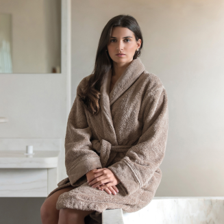  Graccioza Long Double Loop White bathrobe - 3