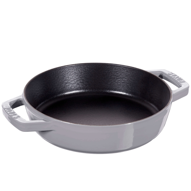  Cast iron frying pan with two handles Staub - 26 cm, graphite