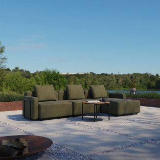 Sofa ogrodowa SACKit Cobana Lounge Sofa 3 Seater Kirra Olive - 2