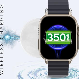 Smartwatch Męski RUBICON RNCF17 Tytan/Orange SMARUB269 - 10