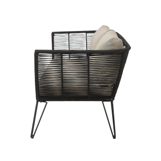  Bloomingville Mundo Black garden sofa - 3