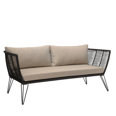  Bloomingville Mundo Black garden sofa