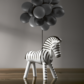  Wooden figurine Kay Bojesen Zebra 14 cm - 5