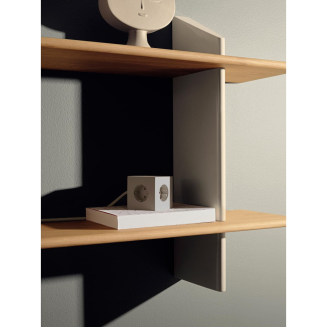 Listwa zasilająca Avolt Square 1 z podwójnym USB-C 30 W i podstawą magnetyczną 3 m beżowa - 5