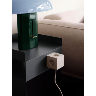 Listwa zasilająca Avolt Square 1 z podwójnym USB-C 30 W i podstawą magnetyczną 3 m beżowa - 3