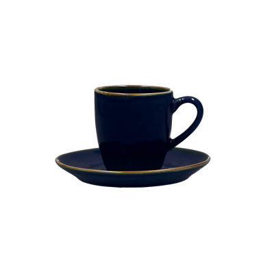  Rose&Tulipani | Set of 6 Concerto Blu Cobalto espresso cups - Cobalt, 90 ml