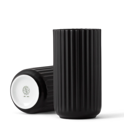  Lyngby vase 12 cm black