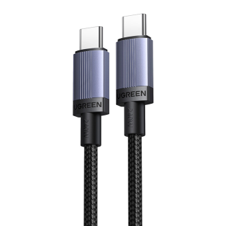 Kabel UGREEN L528 USB-C-USB-C 0.5m 100W (szary) - 2