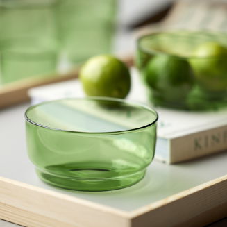 Miseczki Lyngby Glass Torino Green 500 ml - 2 szt. - 2