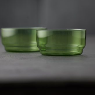 Miseczki Lyngby Glass Torino Green 500 ml - 2 szt. - 6