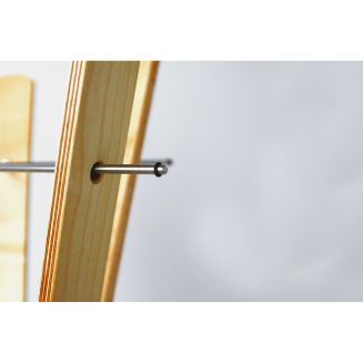  Keilbach Naomi Grande oak standing clothes rack - 8