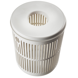  Zone Denmark Ume Soft Grey 60l Laundry Basket - 2