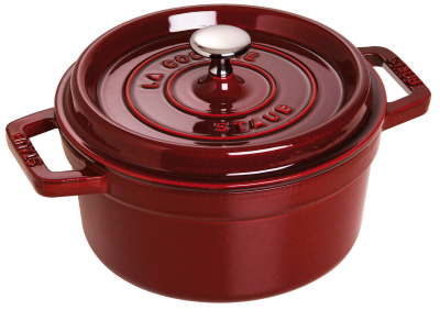  Staub round cast iron pot - 5.2 ltr, Grenadine