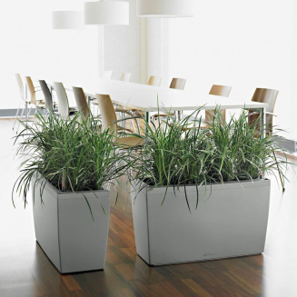  Lechuza Cararo Premium black gloss flowerpot - 6