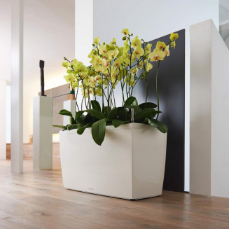  Lechuza Cararo Premium black gloss flowerpot - 7