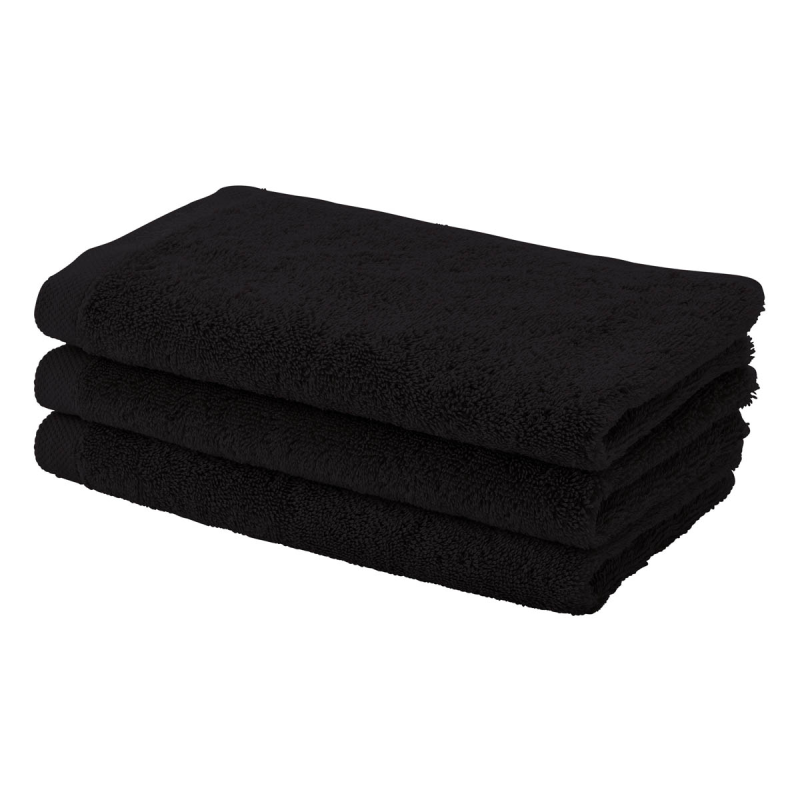  Aquanova London Black towel 30x50 cm