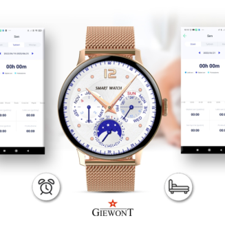 Smartwatch Damski GIEWONT Różowe Złoto GW330-1 - 12