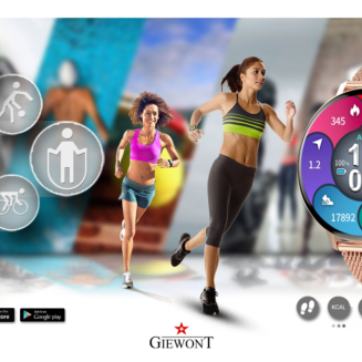 Smartwatch Damski GIEWONT Różowe Złoto GW330-1 - 17