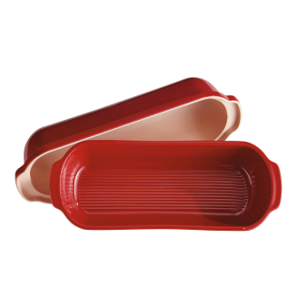  Emile Henry bread baking pan, red, 4.5 l - 4