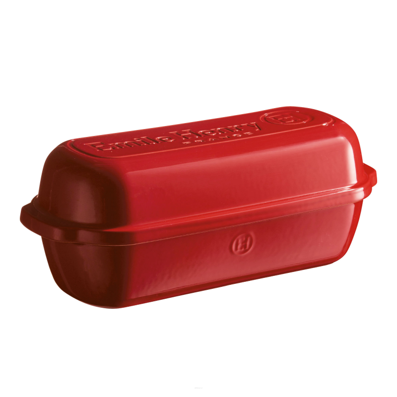  Emile Henry bread baking pan, red, 4.5 l