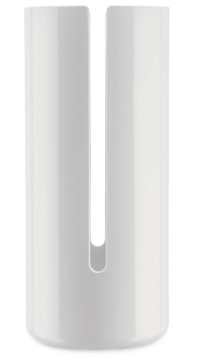 Alessi Birillo toilet paper stand, white