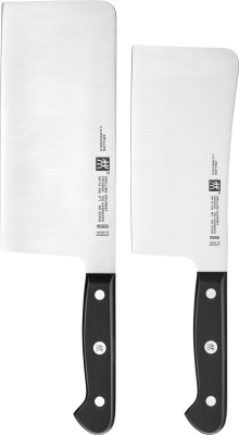  Zwilling Gourmet Cleaver + Chinese Cleaver Set