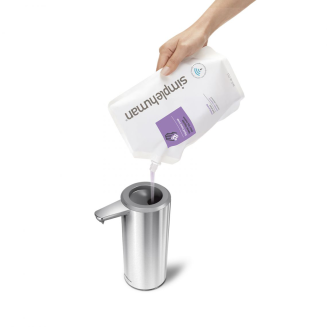 Simplehuman touchless dispenser with battery, brushed steel - 3