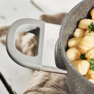  Ballarini Murano granite induction pot with lid - 4.8 ltr - 4