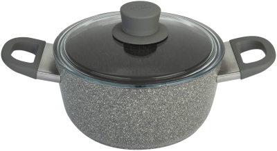  Ballarini Murano granite induction pot with lid - 4.8 ltr