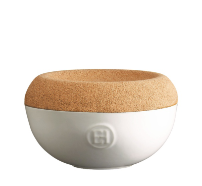  Emile Henry salt container white