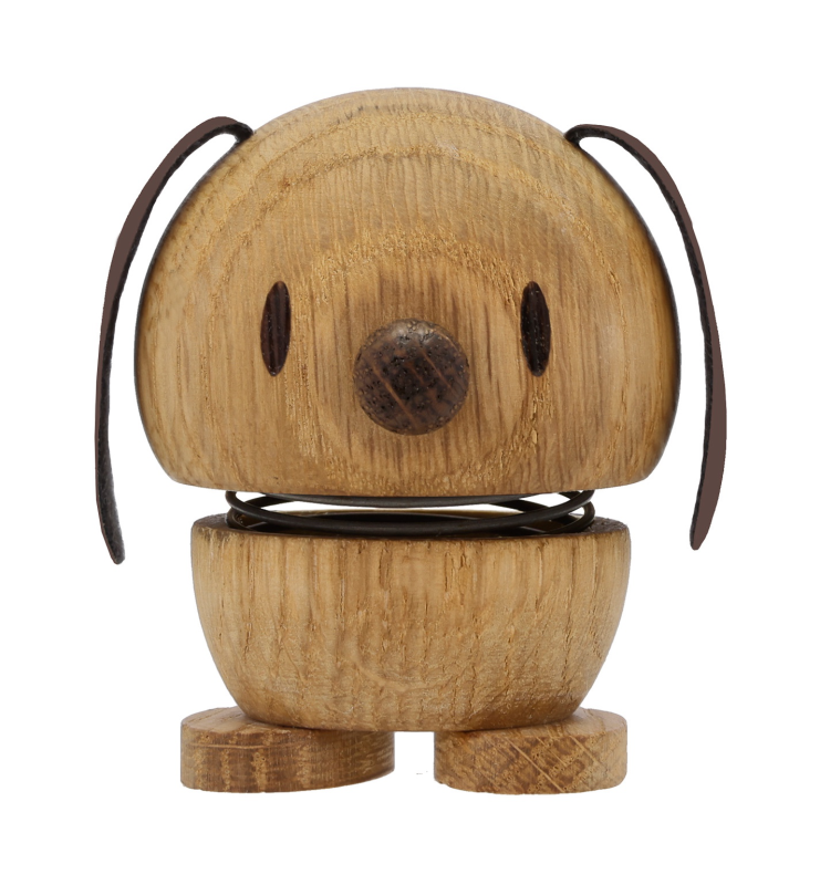 Figurine Hoptimist Dog S oak