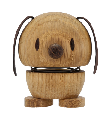 Figurine Hoptimist Dog S oak