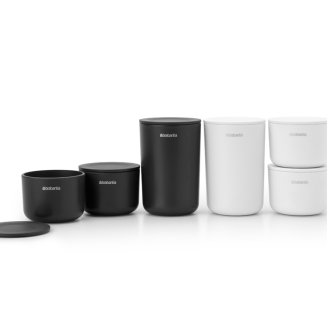  Set of 3 Brabantia ReNew White containers - 3