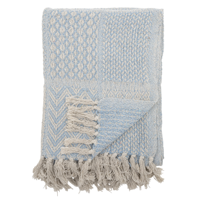  Bloomingville Rodion Blue plaid 130x160 cm